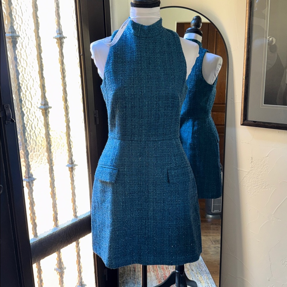 Amanda Uprichard Everhart Dress In Mallard NWT SMALL $260